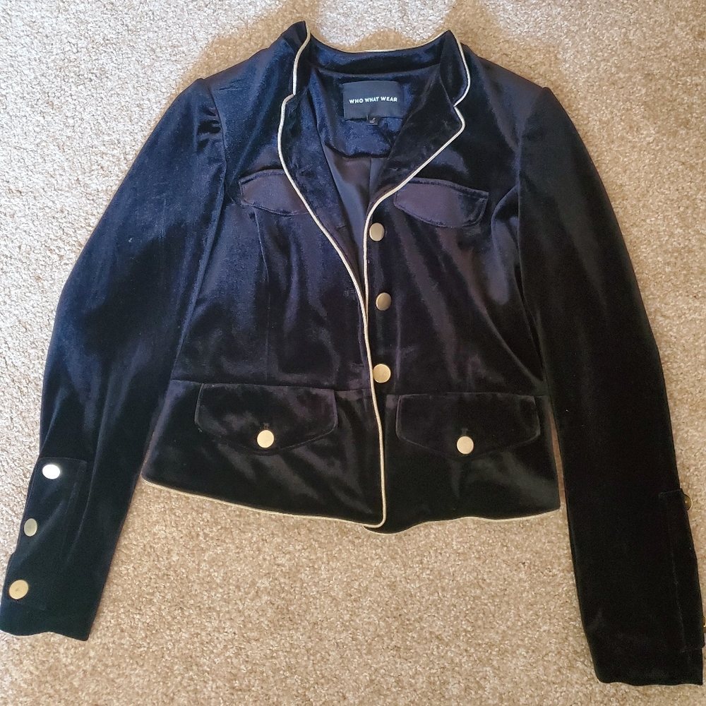 Black Velvet Blazer
